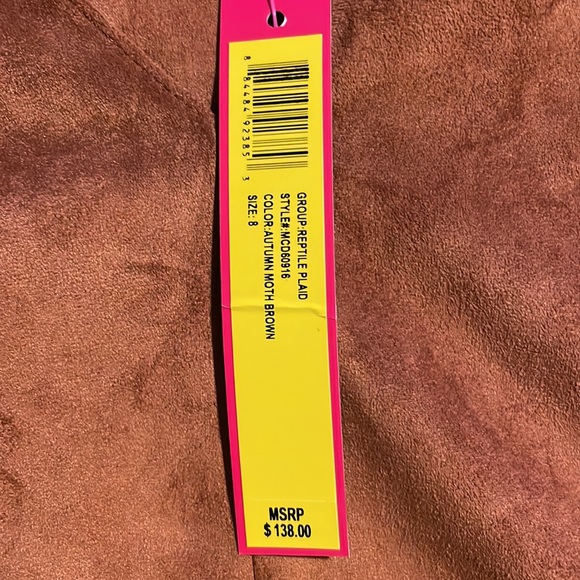 Suede Look Dress - Picture 3 of 5